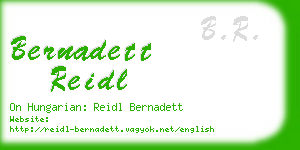 bernadett reidl business card